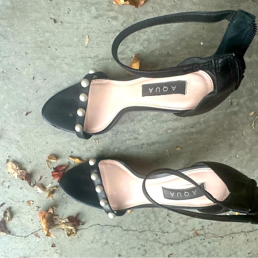 Aqua heels